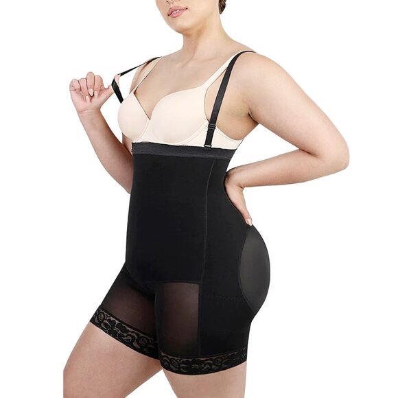 Side Zipper Firm Compression Tummy Control Fajas Body Shaper Postpartum Support - Picture 3 of 7